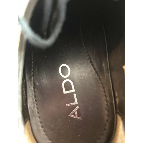 Aldo Shoes Mens Size 43 US 10 Black Tie Up Oxford Dress Shoes main image 6